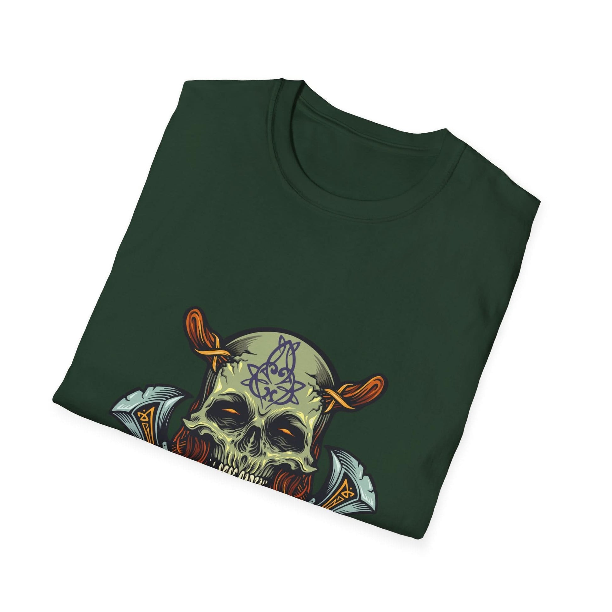 Viking Skull Warrior with Axe - Mleem