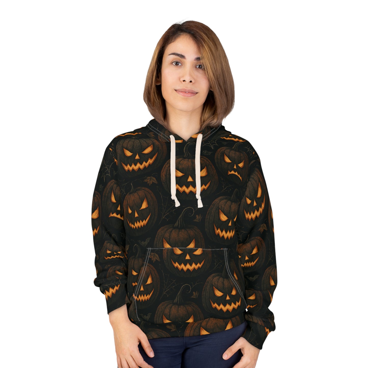 Halloween Pumpkin Unisex Pullover Hoodie