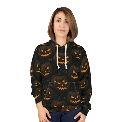 Halloween Pumpkin Unisex Pullover Hoodie