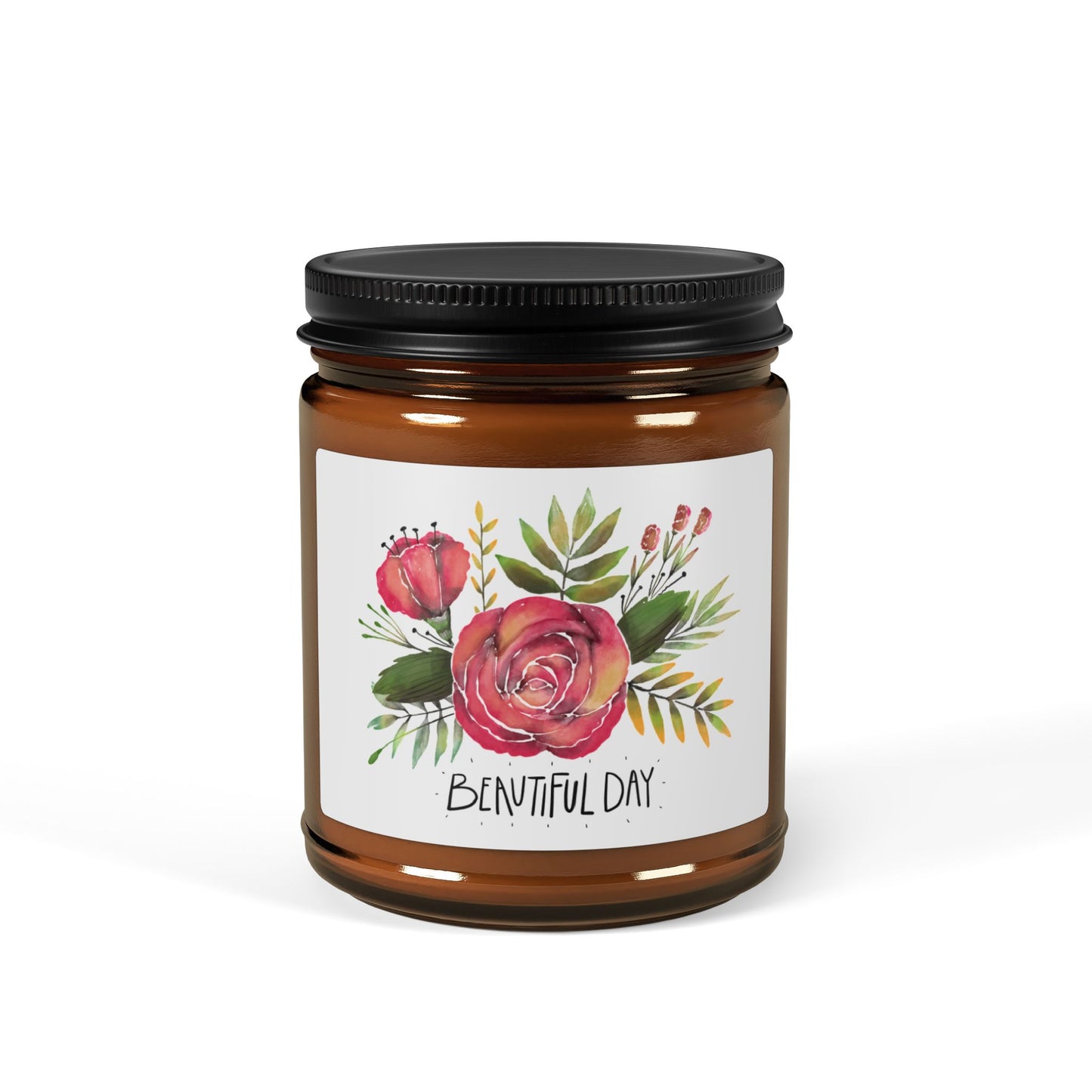 Scented Soy Candle | Floral Home Decor, Eco-Friendly, Aromatherapy