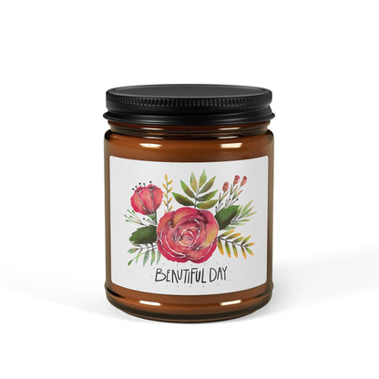 Scented Soy Candle | Floral Home Decor, Eco-Friendly, Aromatherapy