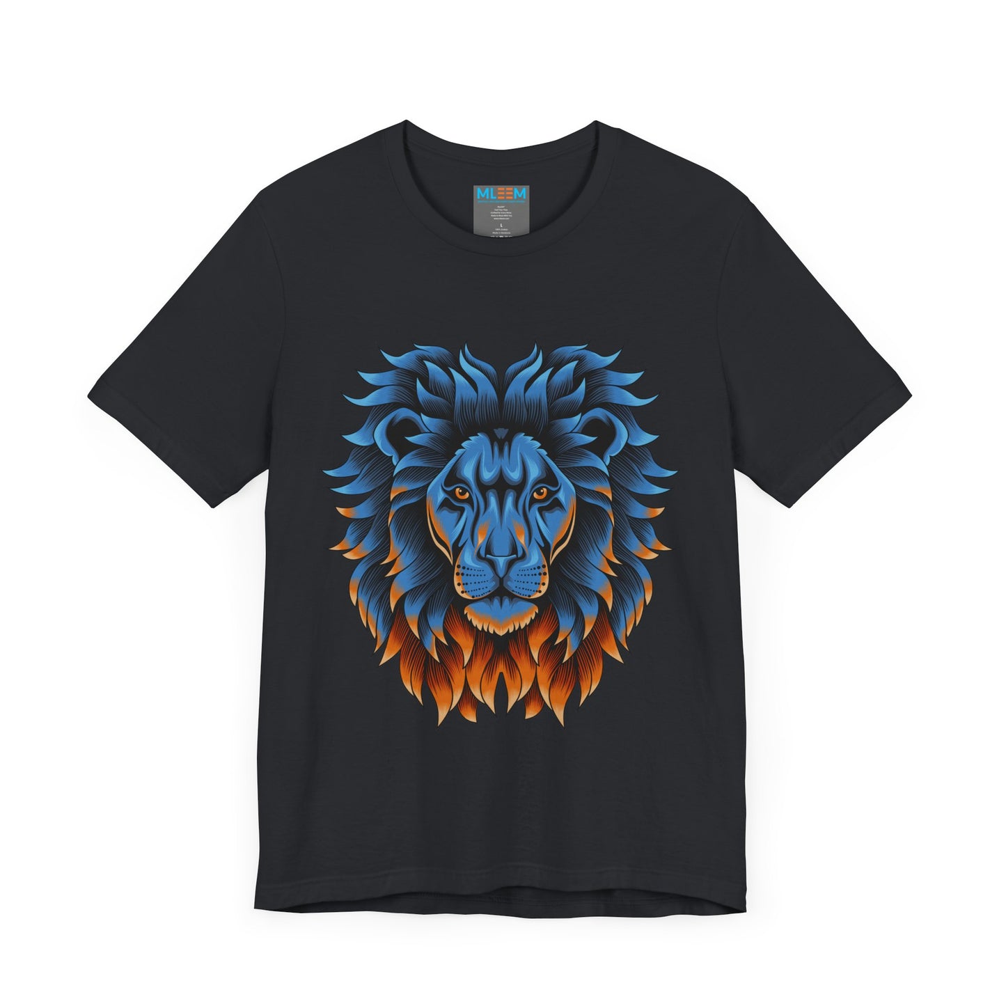 Dynamic Lion Graphic Tee - Unisex Short Sleeve Jersey T-Shirt