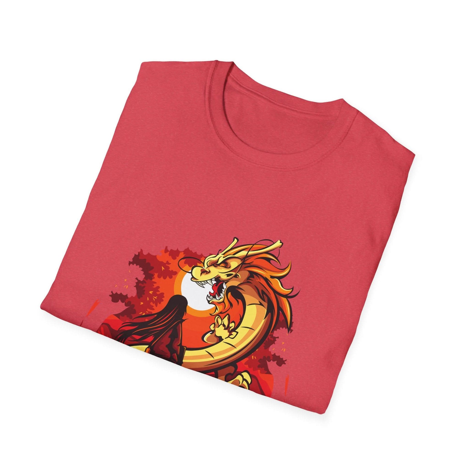Girl Facing A Dragon - Mleem