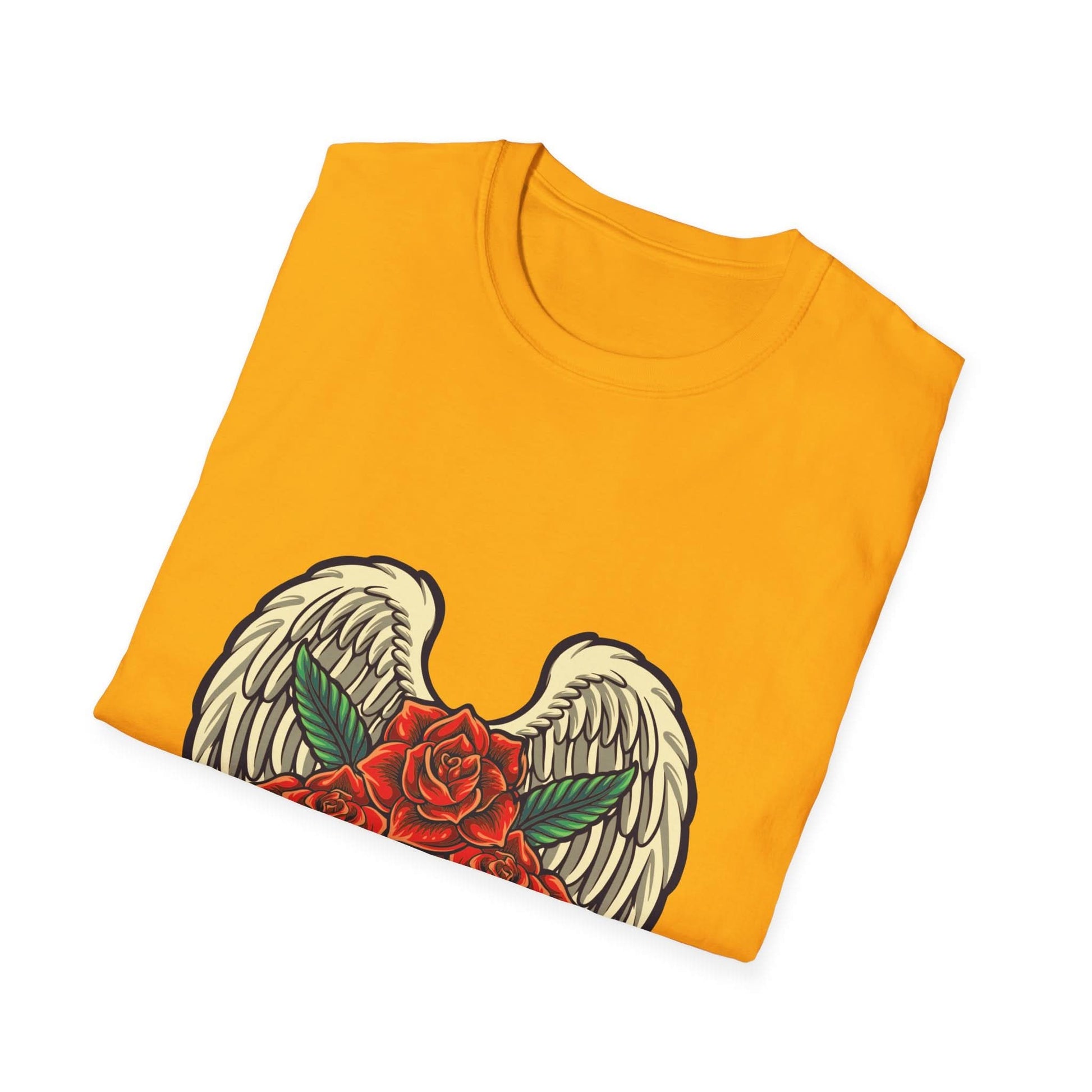 Red Rose Blooms with Angels Wings - Mleem