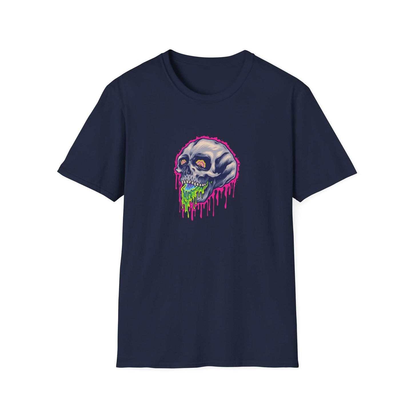 Scary Colorful Stone Skull - Mleem