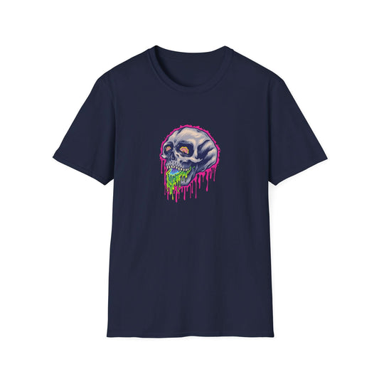 Scary Colorful Stone Skull - Mleem