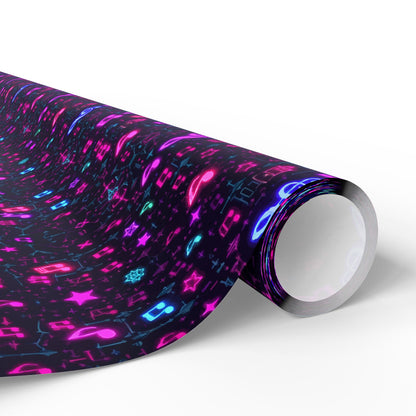 Colorful Cosmic Wrapping Paper, Gift Wrap for Birthdays, Holidays, Weddings, Party Favors, Artsy Presents, Unique Gift Packaging