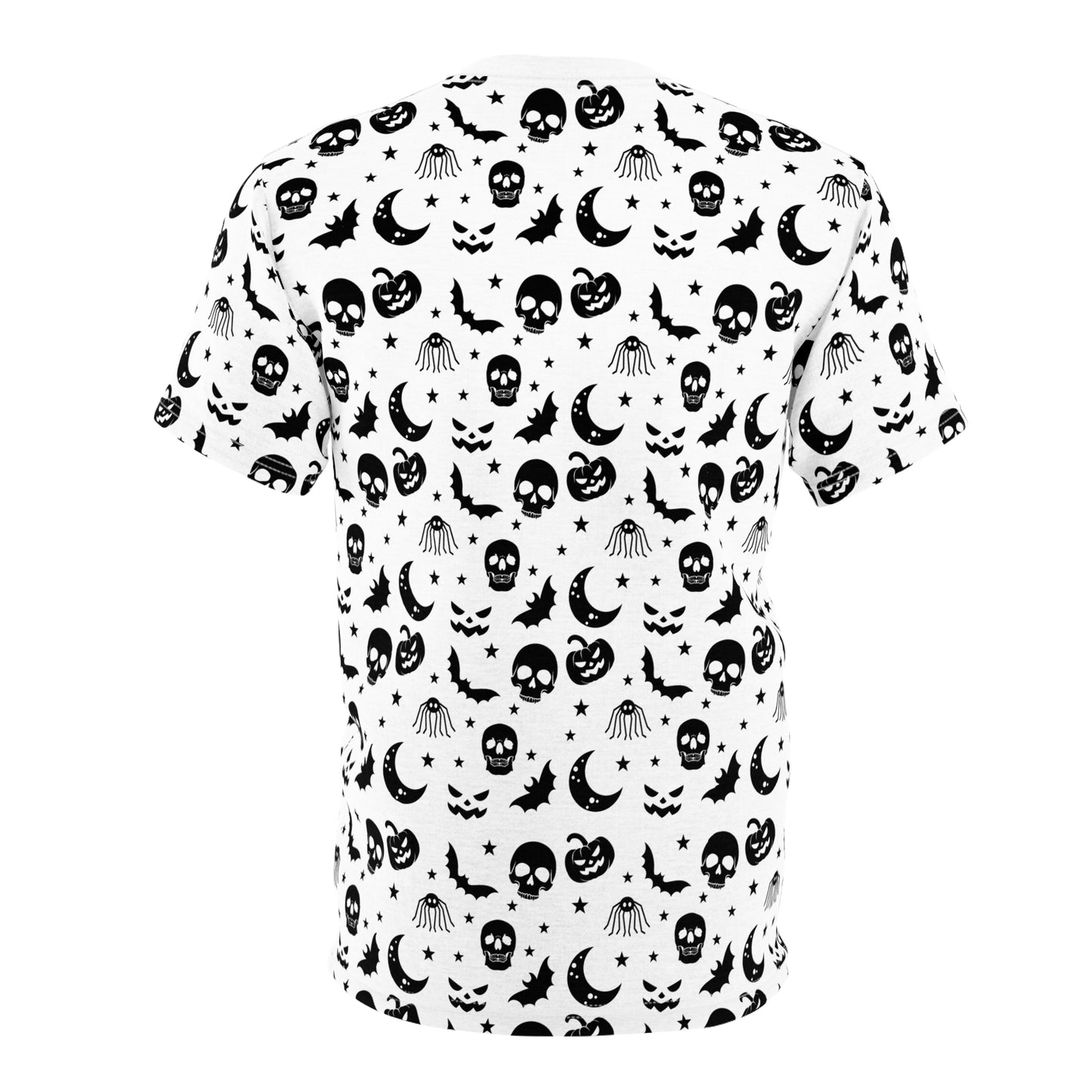 Halloween-Themed Unisex Tee, Spooky Cut & Sew Shirt, Gothic Apparel, Fun Gift, Casual Wear