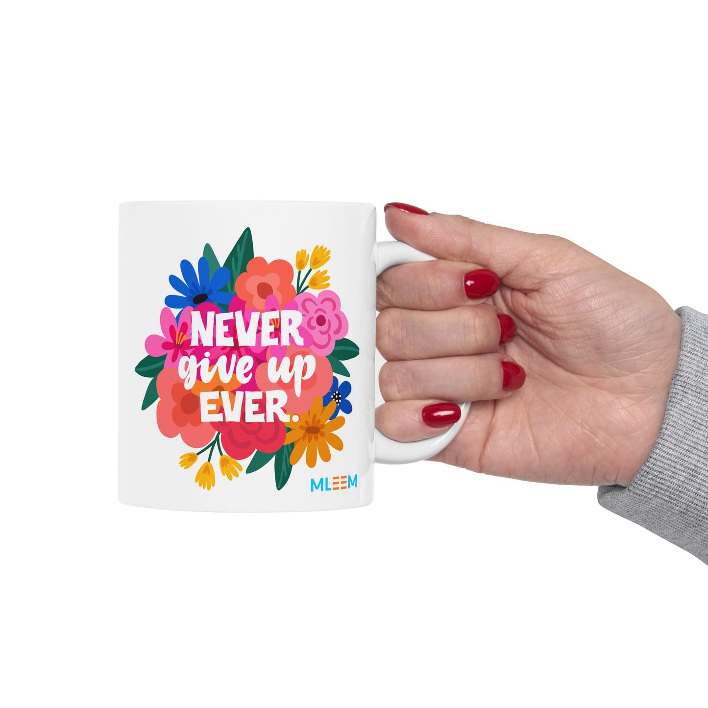 Floral Ceramic Mug - MLEEM