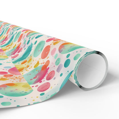 Vibrant Wrapping Paper Roll for All Occasions, Gift Wrap, Birthday, Holiday, Party Supplies, Eco-Friendly Gift Wrap