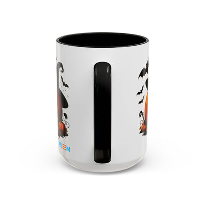 Halloween Pumpkin Accent Coffee Mug – Perfect for Fall, Autumn, Spooky Season, Gift for Coffee Lovers, Home Decor