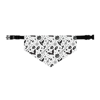 Halloween Pet Bandana, Spooky Dog Accessory, Adjustable Collar Scarf, Ideal for Halloween Parties, Pet Costume, Trick or Treat