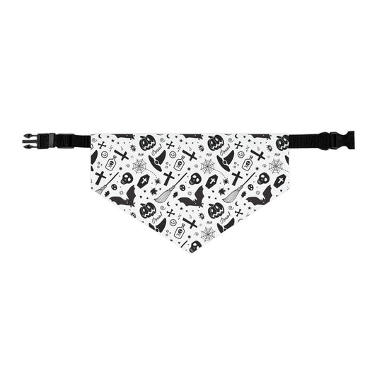 Halloween Pet Bandana, Spooky Dog Accessory, Adjustable Collar Scarf, Ideal for Halloween Parties, Pet Costume, Trick or Treat