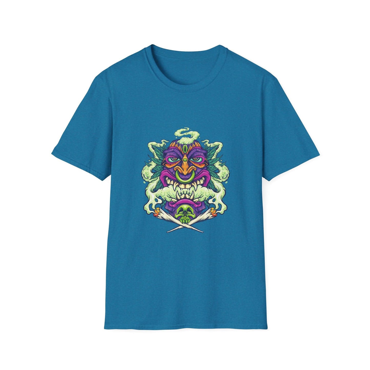 Smoking Hawaiian Tiki Weed Leaf - Mleem