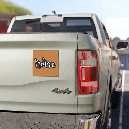Inspirational Car Magnets, Believe Magnet, Positive Car Decor, Car Accessories, Motivational Gifts