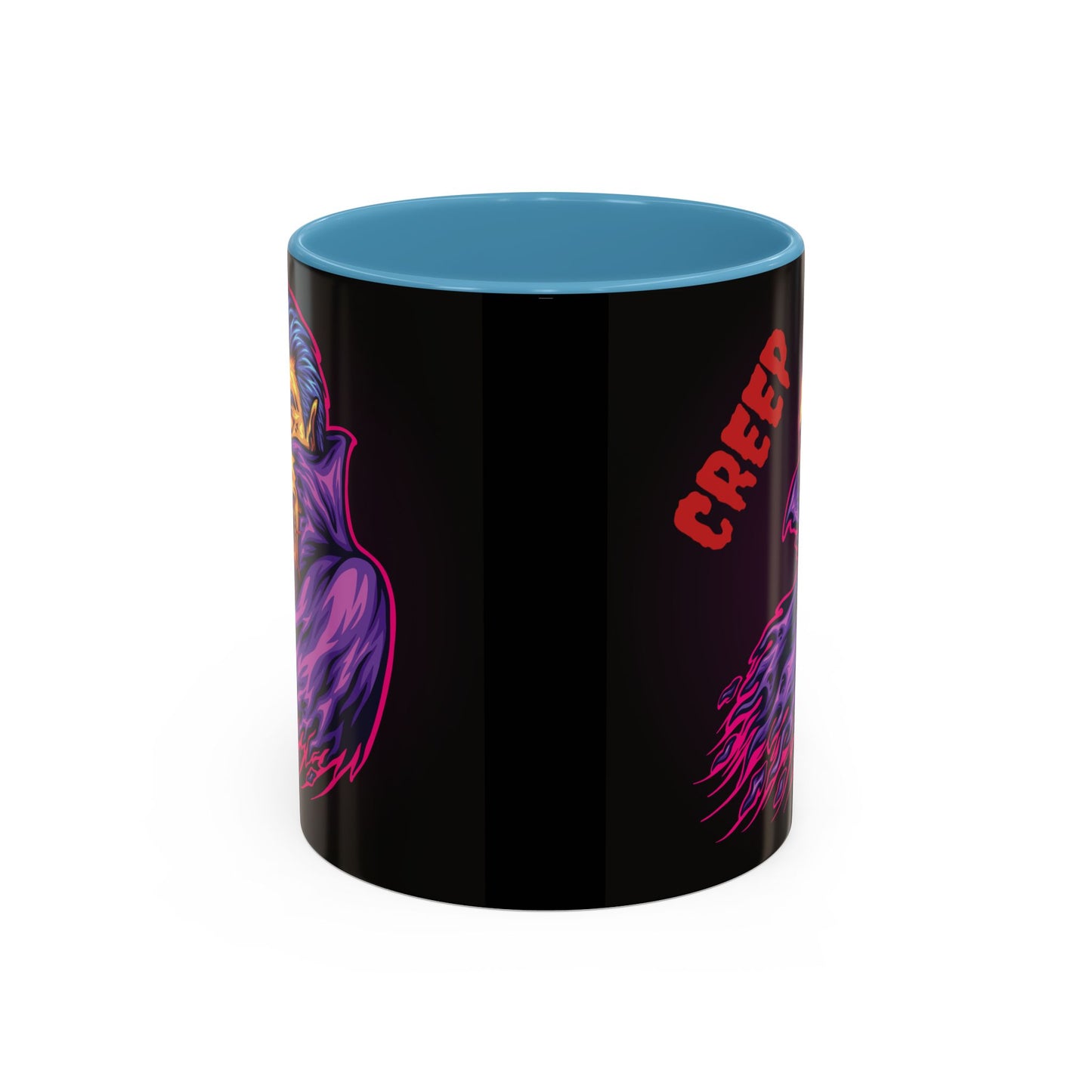 Creepy Gothic Accent Coffee Mug for Spooky Vibes, Halloween Decor, Unique Gift, Coffee Lover, Witchcraft Essentials