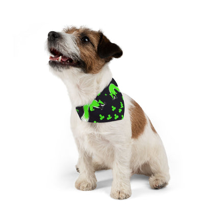 Vibrant Pet Bandana Collar for Dogs, Fun Fashion Accessory for Pets, Ideal for Parties, Gifts, Festivals, and Walks