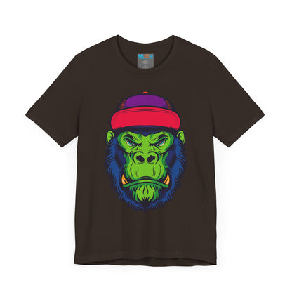 Vibrant Gorilla Graphic Tee - Unisex Short Sleeve T-Shirt
