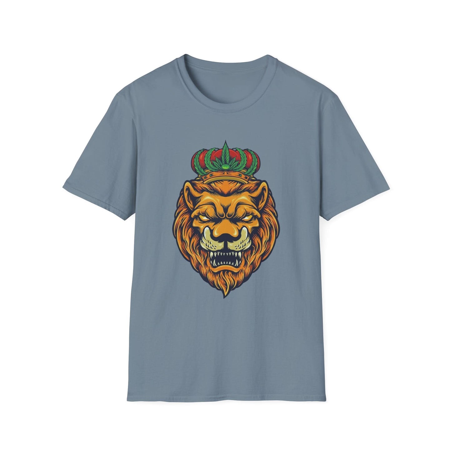 Angry Lion Head with Crown - Mleem