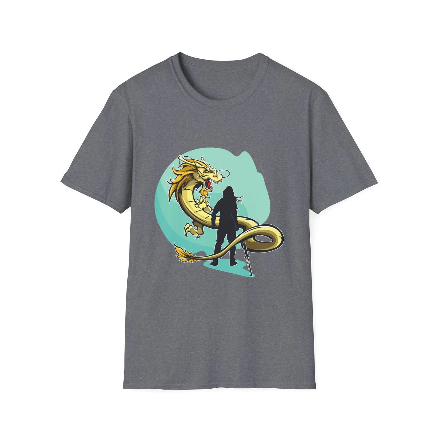 Swordsman Challenging The Dragon - Mleem