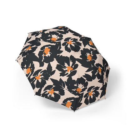 Floral Foldable Umbrella - Stylish Compact Travel Umbrella, Perfect for Rainy Days, Gifts, Outdoor Events