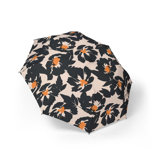 Floral Foldable Umbrella - Stylish Compact Travel Umbrella, Perfect for Rainy Days, Gifts, Outdoor Events