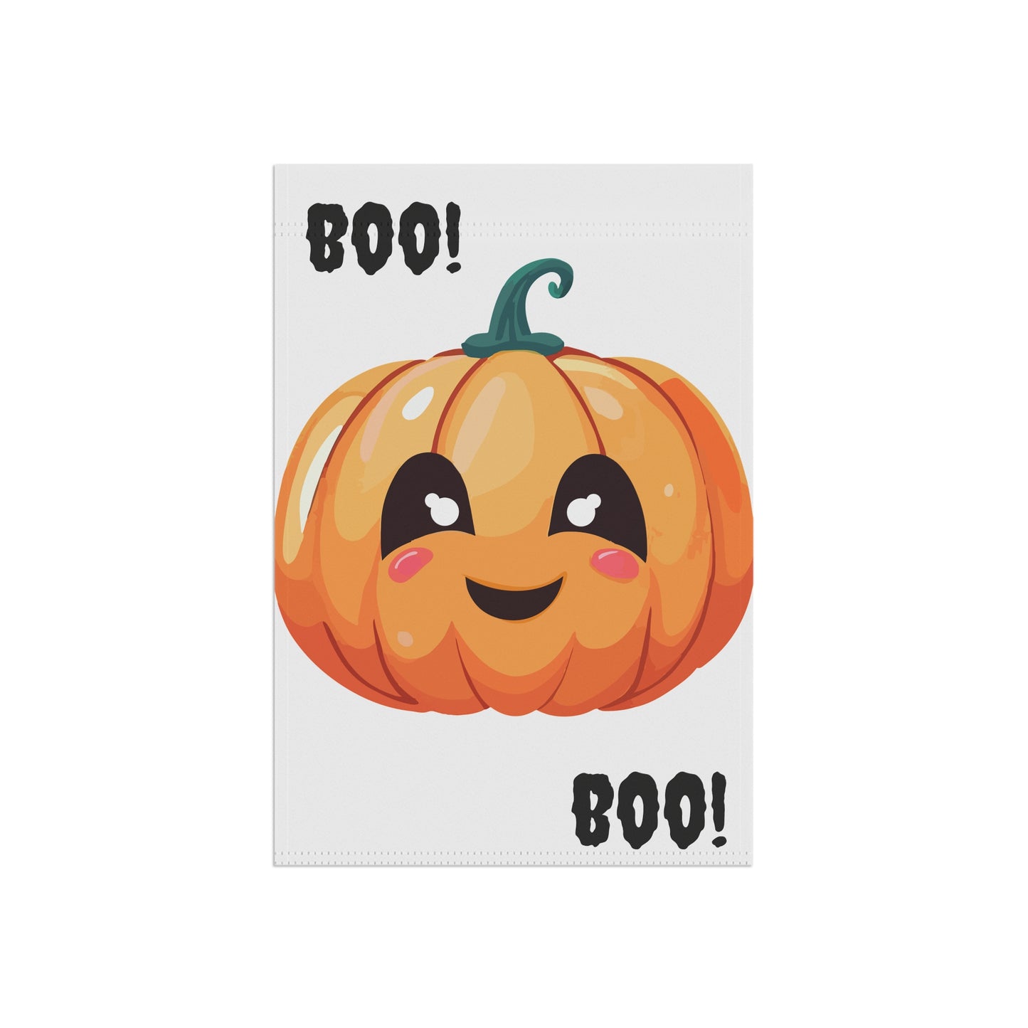 Cute Fall Garden Banner for Halloween Decor, Pumpkin Flag, Outdoor Autumn Decoration, Boo! Banner, Seasonal Yard Flag