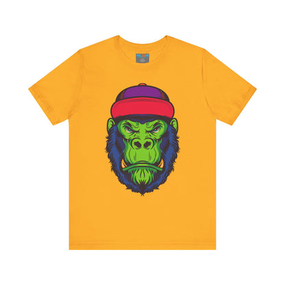 Vibrant Gorilla Graphic Tee - Unisex Short Sleeve T-Shirt