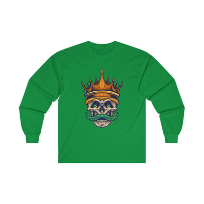 Gold Crown With Weed Mustache - Mleem