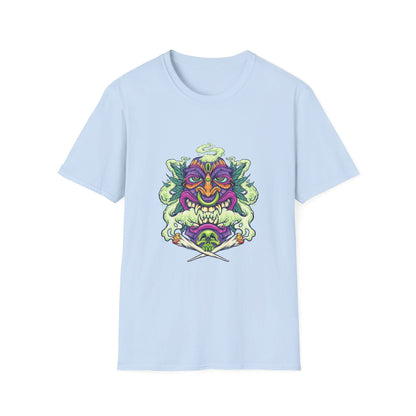 Smoking Hawaiian Tiki Weed Leaf - Mleem