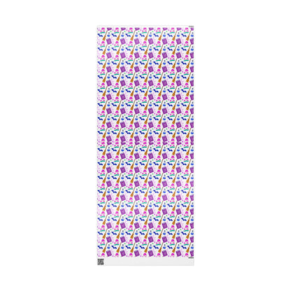 Colorful Gift Wraps for Celebrations, Holidays, Birthdays, Parties, Unique Wrapping Paper, Festive Present Supplies