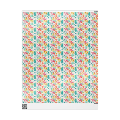 Vibrant Wrapping Paper Roll for All Occasions, Gift Wrap, Birthday, Holiday, Party Supplies, Eco-Friendly Gift Wrap