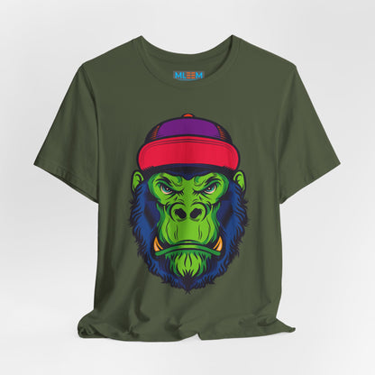 Vibrant Gorilla Graphic Tee - Unisex Short Sleeve T-Shirt
