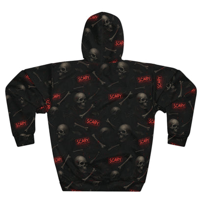 Spooky Skull Hoodie - Perfect for Halloween, Cozy Warmth, Unisex Style, Gift for Goths, Streetwear Fashion
