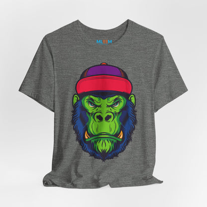 Vibrant Gorilla Graphic Tee - Unisex Short Sleeve T-Shirt
