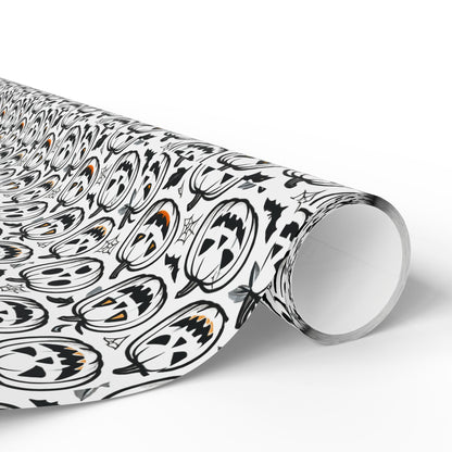 Halloween Wrapping Paper, Spooky Gift Wrap, Decorative Paper Roll, Fall Occasions, Unique Wrapping for Presents