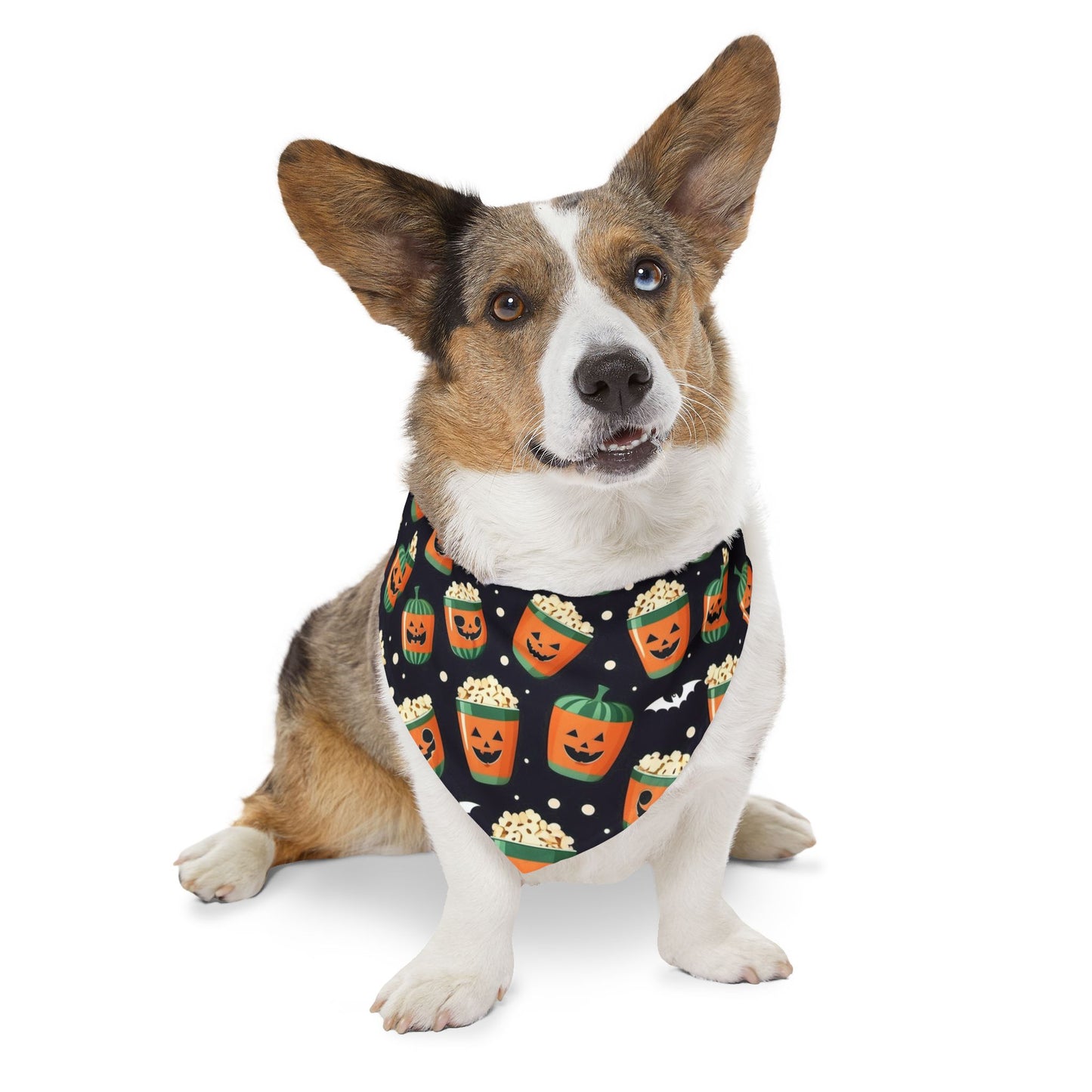 Festive Pet Bandana Collars for Halloween, Dog Accessory, Pet Costume, Fall Decor, Dog Fashion, Trick or Treat