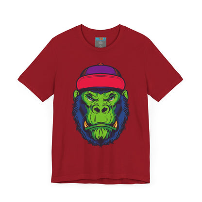 Vibrant Gorilla Graphic Tee - Unisex Short Sleeve T-Shirt