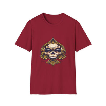 Skull Playing Card with Ornate Luxury - Mleem