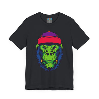 Vibrant Gorilla Graphic Tee - Unisex Short Sleeve T-Shirt