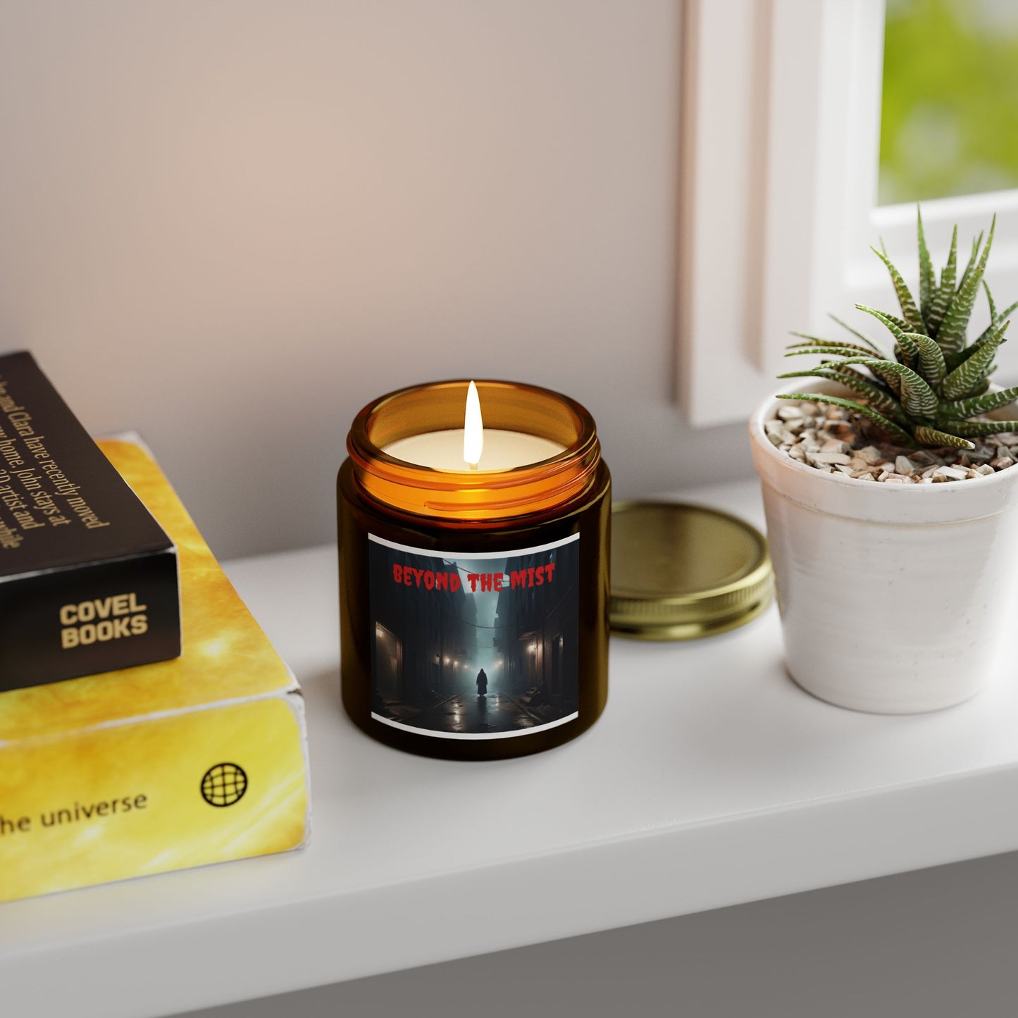 Scented Candles, Beyond the Mist, Home Decor, Relaxation, Gifts for Her, Cozy Vibes, Aromatherapy, Unique Candle