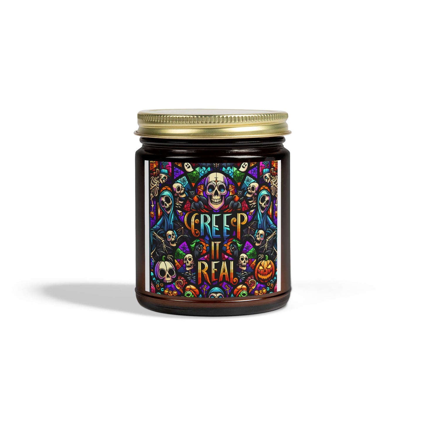 Halloween Scented Candles, Fragrant Home Decor, 'Creep it Real' Candles for Fall Celebrations, Party Favors, Gifts