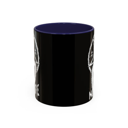 Gothic Ceramic Coffee Mug – Dark Art, Unique Gift, Halloween Decor, Witchy Vibe, Spooky Homeware