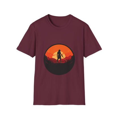 Swordsman With Sunset Background - Mleem