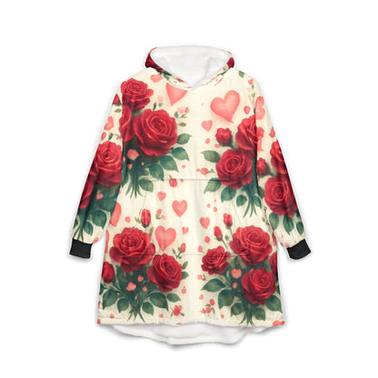 Cozy Floral Hooded Blanket