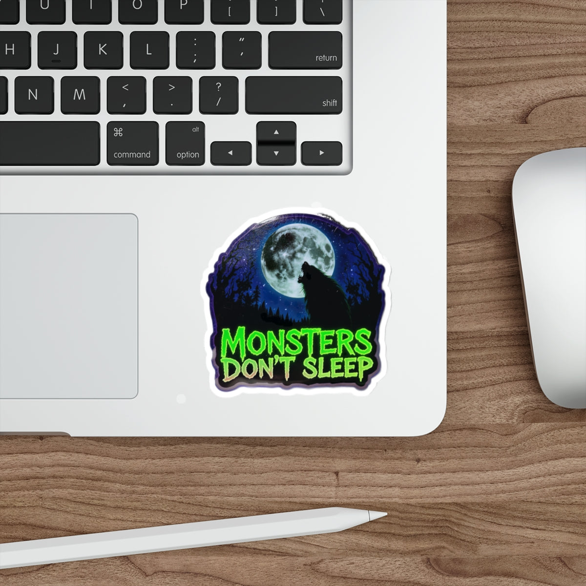 Fun Monster Die-Cut Stickers for Halloween Vibes, Laptop Decor, Gift for Teens, Party Decorations, Spooky Home Accessories