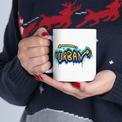 Artistic Coffee Cup, Gift for Artists, Urban Style