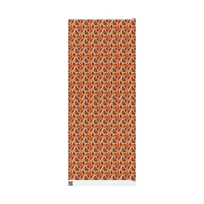 Autumn Leaf Wrapping Paper, Fall Gift Wrap, Eco-Friendly Gift Wrap, Thanksgiving Decor, Seasonal Paper