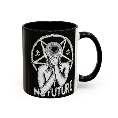 Gothic Ceramic Coffee Mug – Dark Art, Unique Gift, Halloween Decor, Witchy Vibe, Spooky Homeware