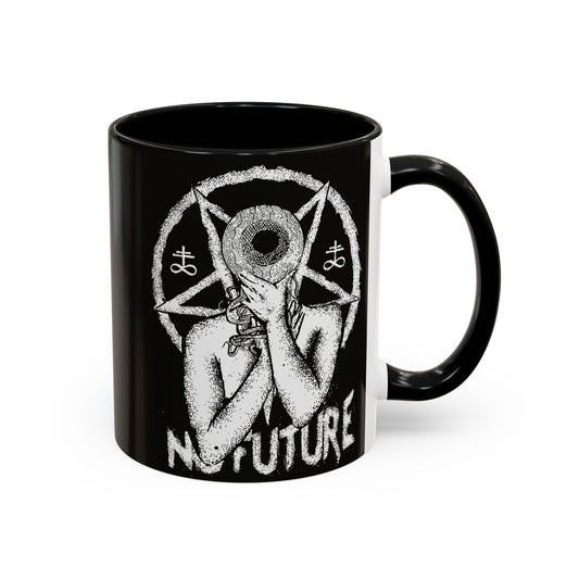 Gothic Ceramic Coffee Mug – Dark Art, Unique Gift, Halloween Decor, Witchy Vibe, Spooky Homeware